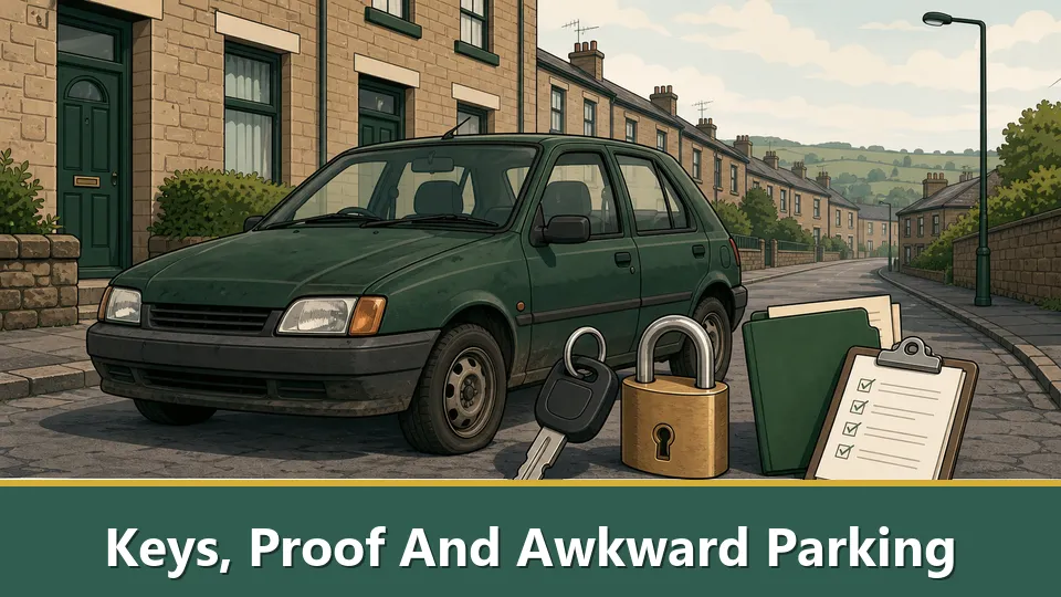 Keys, Proof And Awkward Parking