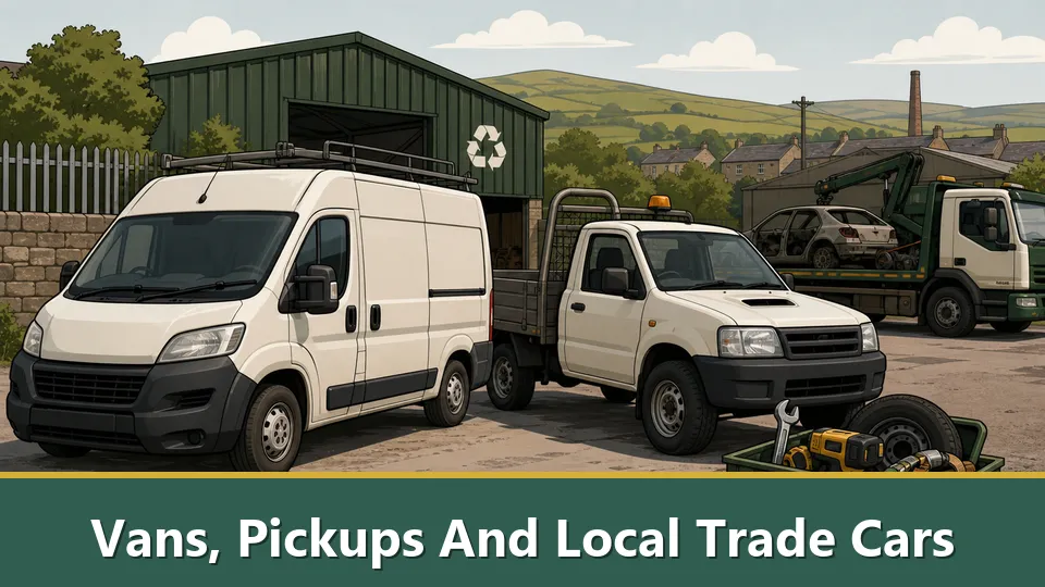 Vans, Pickups And Local Trade Cars